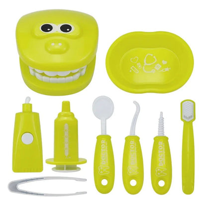 Montessori Doctor Role Play & Brushing Teeth Educational Toy – Early Learning Set for Kids