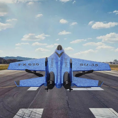 RC SU-35 Foam Aircraft – 2.4G Remote Control Fighter Jet Glider for Kids & Beginners