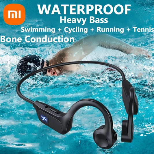 Xiaomi X7 Bone Conduction Wireless Earphones – Bluetooth Sports Headphones for Running &amp; Swimming, Hands-Free with Mic