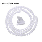 Flexible Spiral Cable Organizer – 1.5m/2m, 10mm/16mm, Cord Protector & Cable Management