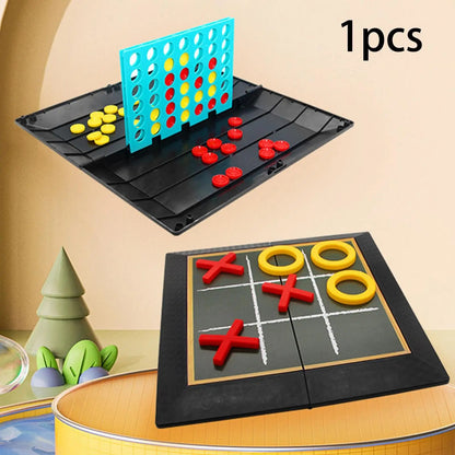 Ludo Game Set Strategy Game Parent Child Interaction with Foldable Board Travel Family Game for Teens Kids Children Party Toy