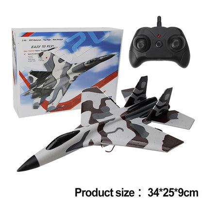 RC SU-35 Foam Aircraft – 2.4G Remote Control Fighter Jet Glider for Kids & Beginners