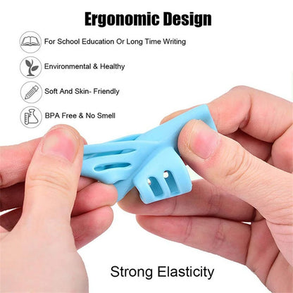 2PCS Montessori Pencil Grip – Early Learning Writing Corrector for Kids & Toddlers