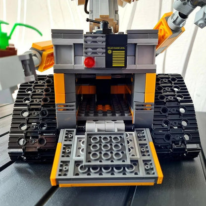 Robot Mobilization Building Block Toy – Compatible with LEGO, Wall-E Inspired Assembly Model for Kids & Collectors