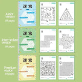 Children's Concentration Maze Training Book – Puzzle & Thinking Development Game for Kids