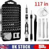117 in 1 Magnetic Precision Screwdriver Set Computer Pc Phone Repair Tool Kit UK