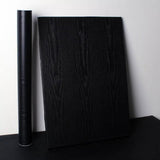 3m Black Wood Effect Vinyl Wrap Self Adhesive Countertop Cupboard Covering