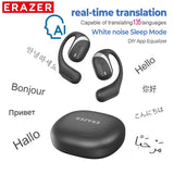 Lenovo ERAZER X9 Wireless Earphones – Open-Ear Sports Bluetooth Headphones, Powerful Sound, Noise Reduction, Waterproof, Mic