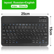 Bluetooth Wireless Keyboard & Mouse – Compatible with iOS, Android, Windows, iPad Air/Mini/Pro, Multi-Language Support (Spanish, Korean, Portuguese, Russian)