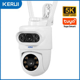KERUI 10MP 5K PTZ WiFi Camera – 4K/8MP/5MP Dual-Lens IP Camera, Tuya Smart Outdoor CCTV Security