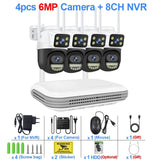 Smart Wireless CCTV System – 6MP WiFi IP Camera Kit with Dual-Lens, Audio, 8CH NVR | Home & Business Security