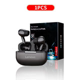 Original ThinkPlus Wireless Earphones – Bluetooth In-Ear Headphones, HiFi Stereo Sound, Touch Control, Built-in Mic