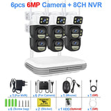 Smart Wireless CCTV System – 6MP WiFi IP Camera Kit with Dual-Lens, Audio, 8CH NVR | Home & Business Security