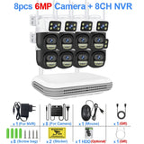 Smart Wireless CCTV System – 6MP WiFi IP Camera Kit with Dual-Lens, Audio, 8CH NVR | Home & Business Security
