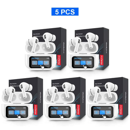 Original ThinkPlus Wireless Earbuds – Bluetooth ANC Noise Reduction, HD Mic, LED Touch Screen, Gaming & Calling Earphones