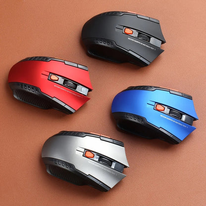 2.4GHz Wireless Gaming Mouse – Adjustable 1000-1600 DPI, USB Receiver, for MacBook Air/Pro & PC