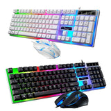 RGB Gaming Keyboard and Mouse Combo – 104-Key Wired LED Backlit Set for PC, Laptop, Desktop & Tablet