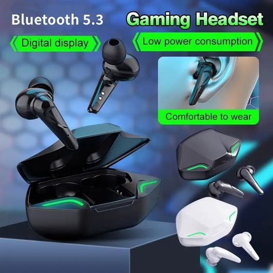 X15 Pro TWS Wireless Headphones – Bluetooth Gaming Earphones, Noise Reduction, HiFi Bass, Built-in Mic