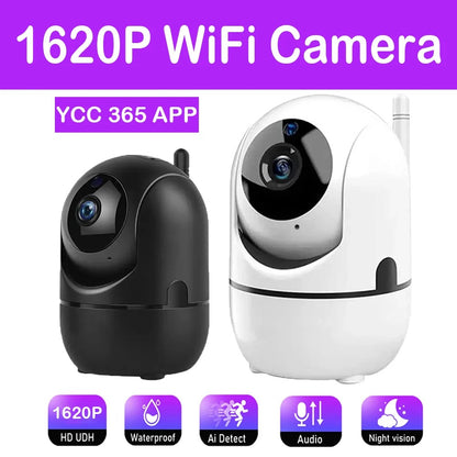 WiFi IP Camera YCC365 Plus – 1620P Smart Home Security, Auto Tracking, Night Vision, Wireless CCTV Baby Monitor