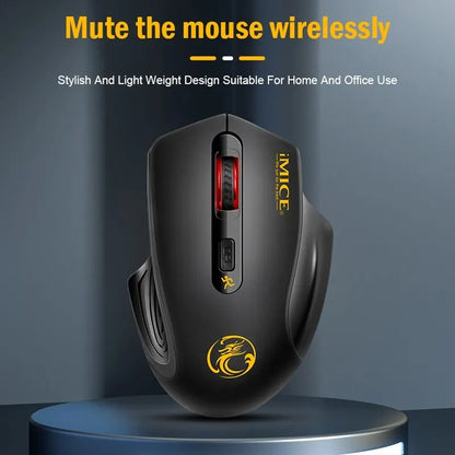 Wireless Silent Mouse – 3-Speed Adjustable, Ergonomic, for Business, Office, Laptop & Gaming
