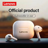 Original Lenovo LP40 TWS Earbuds – Wireless Bluetooth Headphones, Touch Control, Stereo Sound, Sport Headset for Android & iPhone