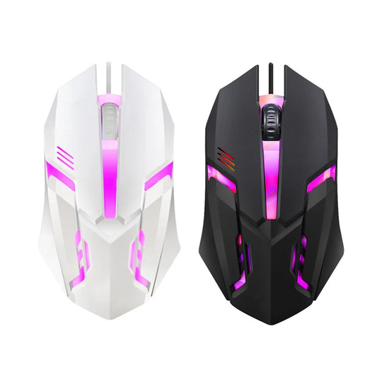 E-Sports USB Wired Gaming Mouse – 5000 DPI, Colorful LED, Optical Mouse for PC & Laptop