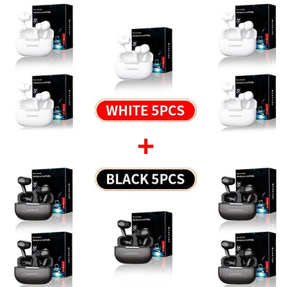 Original ThinkPlus Wireless Earphones – Bluetooth In-Ear Headphones, HiFi Stereo Sound, Touch Control, Built-in Mic