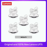 Original Lenovo LP75 TWS Earbuds – Bluetooth 5.3 Wireless Headphones, LED Display, Noise Reduction, Waterproof Headset
