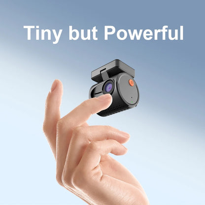 KAWA MINI 3 2K Dash Cam – Mini Car DVR, WiFi APP Control, Night Vision, WDR, Emergency Voice Control