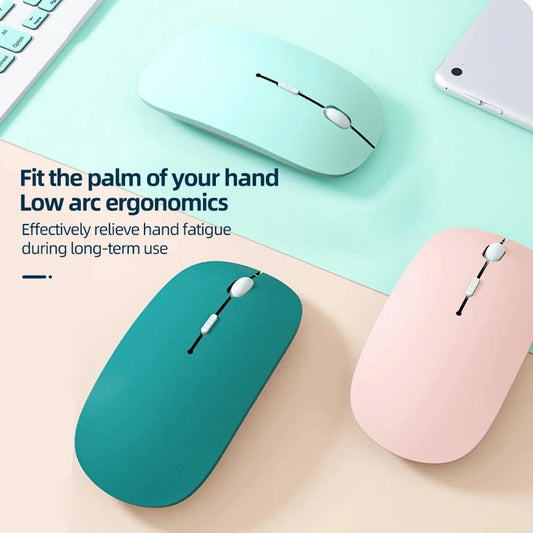 Silent Bluetooth Wireless Mouse – Noiseless Optical Mouse for Laptop, PC, iPad, Samsung Tablet & Universal Use