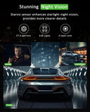 3-Channel Dash Cam – Triple Lens Car Camera with Rear View, DVR, 24H Parking Monitor, Black Box & Car Accessories