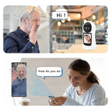 4MP 2K PTZ WiFi Camera – Video Call, 2.8'' IPS Screen, Baby Cry Detection, 3MP Security IP Camera, iCSee Monitor