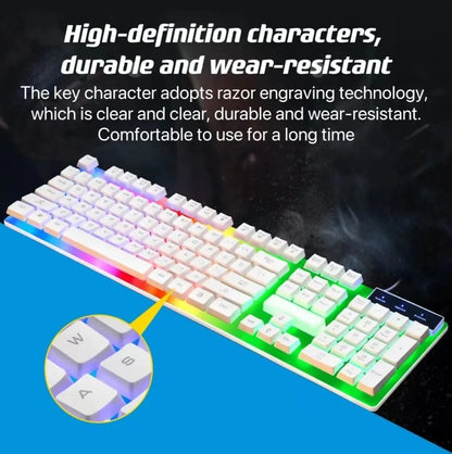 ITLY 104-Key USB Wired Gaming Keyboard – Backlit Keyboard for PC, Laptop & Computer