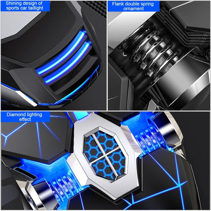 Ergonomic Wired Gaming Mouse – RGB LED Backlit, Silent Click, 3200 DPI, 6-Button USB for PC & Laptop