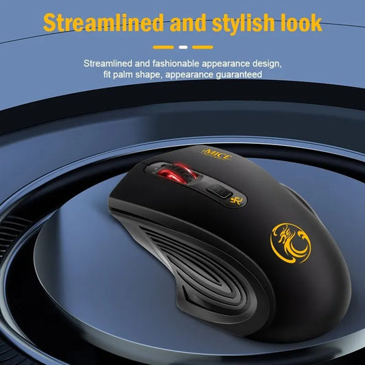 Wireless Silent Mouse – 3-Speed Adjustable, Ergonomic, for Business, Office, Laptop & Gaming