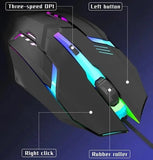 2024 High-Quality Ergonomic Gaming Mouse – USB Wired, Backlit, for PC, Laptop & Desktop | Hot Sale