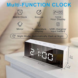 4K/1080P HD WiFi Clock Camera – Digital Nanny Cam, Home Security, Motion Detection, USB-Powered