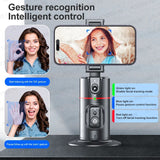 P02 360° Rotating Gimbal Stabilizer – Auto Face Tracking, Selfie & Live Streaming Stand with Remote for TikTok & Smartphones
