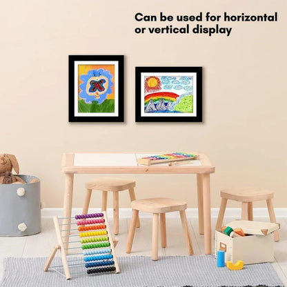 Simple Wooden Flap Photo Frame A4 Framed Picture DIY Children's Exhibition of Paintings Home Decoration Storage Rack