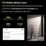 VIMTAG 4MP Outdoor WiFi Security Camera – PIR Smart Light, Color Night Vision, AI Detection, Waterproof CCTV IP Cam