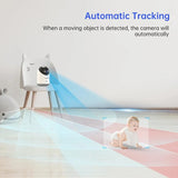 Lenovo 3MP 5G WiFi Smart Mini PTZ Camera – Indoor Security, Auto Tracking, Wireless Baby Monitor & CCTV