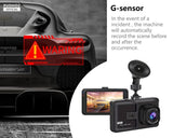 XUSHIDZ 1080P HD Dash Cam – Car DVR with Loop Recording, Night Vision, 24H Parking Monitor, G-Sensor