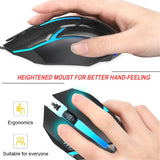 E-Sports USB Wired Gaming Mouse – 5000 DPI, Colorful LED, Optical Mouse for PC & Laptop