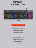 Shadow Illuminated Wired Gaming Keyboard – Mechanical Feel, for Desktop, Laptop & Esports