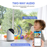 Lenovo 5MP WiFi Smart Camera – Indoor Wireless IP Cam, Auto-Tracking, CCTV Security & Baby Monitor