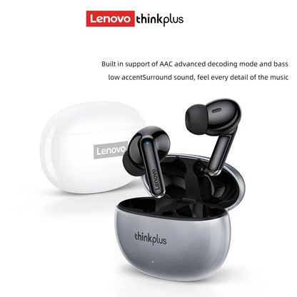 Lenovo XT88 TWS Earbuds – Wireless Bluetooth 5.3, Dual Mic, HiFi Bass, Noise Reduction, Touch Control Earphones