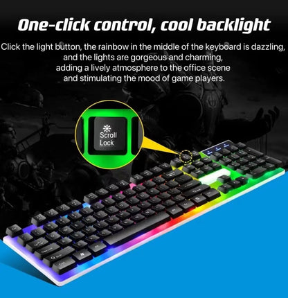 ITLY 104-Key USB Wired Gaming Keyboard – Backlit Keyboard for PC, Laptop & Computer