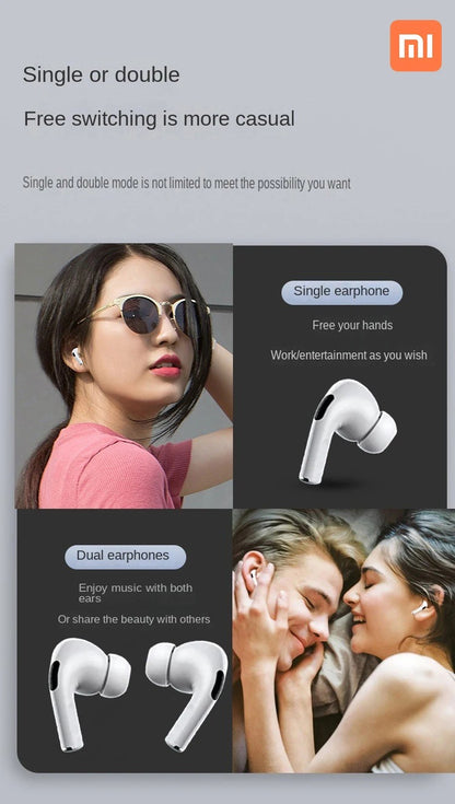 Xiaomi Wireless Bluetooth Earbuds – In-Ear Headphones with Built-in Mic, HiFi Sound & Hands-Free Calling