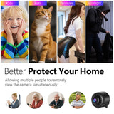 Mini Wireless WiFi Camera – Baby Monitor, Indoor Security, Night Vision, IP Surveillance Recorder