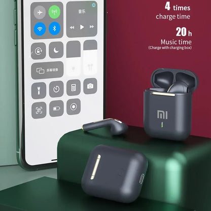 XIAOMI J18 TWS Earbuds – Wireless Bluetooth Headphones, In-Ear Stereo, Touch Control, Mic for Sports & Gaming